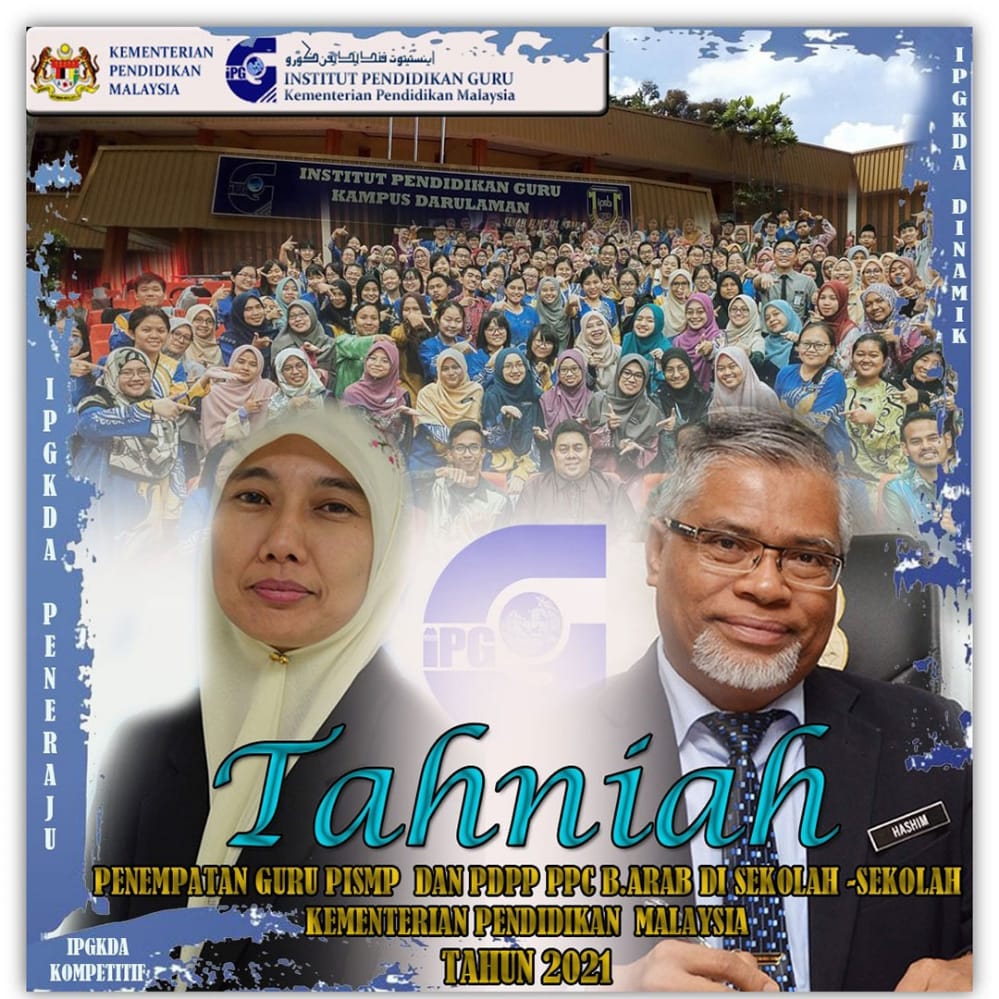 Tahniah Penempatan Guru PISMP dan PDPP PC BHS. Arab Di Sekolah 